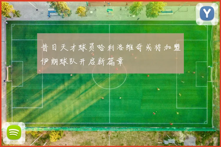 昔日天才球员哈利洛维奇或将加盟伊朗球队开启新篇章